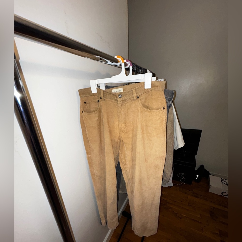 Khaki Corduroy Pants